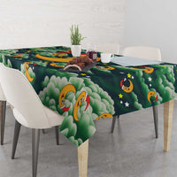 Christmas Moon and Star Tablecloth Xmas Holiday Patterns - Wonder Print Shop