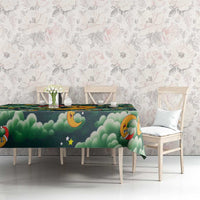 Christmas Moon and Star Tablecloth Xmas Holiday Patterns - Wonder Print Shop