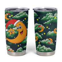 Christmas Moon and Star Tumbler Cup Xmas Holiday Patterns - Wonder Print Shop