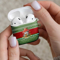 Christmas Mushroom House AirPods Case Xmas Holiday Patterns - Wonder Print Shop