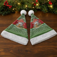 Christmas Mushroom House Christmas Santa Hat Xmas Holiday Patterns - Wonder Print Shop