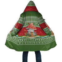 Christmas Mushroom House Cloak Xmas Holiday Patterns - Wonder Print Shop