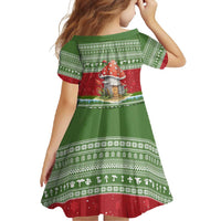 Christmas Mushroom House Family Matching Summer Maxi Dress and Hawaiian Shirt Xmas Holiday Patterns - Wonder Print Shop