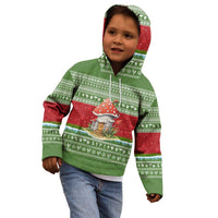 Christmas Mushroom House Kid Hoodie Xmas Holiday Patterns - Wonder Print Shop