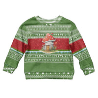 Christmas Mushroom House Kid Ugly Christmas Sweater Xmas Holiday Patterns - Wonder Print Shop