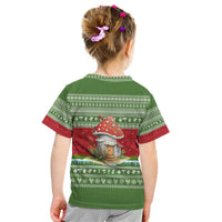 Christmas Mushroom House Kid T Shirt Xmas Holiday Patterns - Wonder Print Shop
