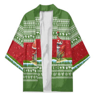 Christmas Mushroom House Kimono Xmas Holiday Patterns - Wonder Print Shop