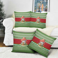 Christmas Mushroom House Pillow Cover Xmas Holiday Patterns - Wonder Print Shop