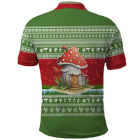 Christmas Mushroom House Polo Shirt Xmas Holiday Patterns - Wonder Print Shop