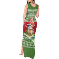 Christmas Mushroom House Tank Maxi Dress Xmas Holiday Patterns - Wonder Print Shop