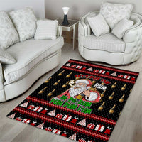 Santa Claus Christmas Area Rug Xmas Holiday Patterns - Wonder Print Shop