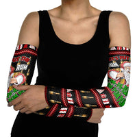 Santa Claus Christmas Arm Sleeves Xmas Holiday Patterns - Wonder Print Shop