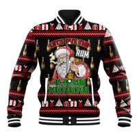 Santa Claus Christmas Baseball Jacket Xmas Holiday Patterns - Wonder Print Shop