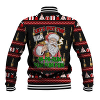 Santa Claus Christmas Baseball Jacket Xmas Holiday Patterns - Wonder Print Shop