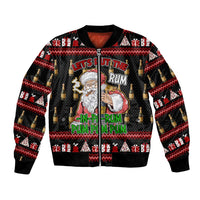 Santa Claus Christmas Bomber Jacket Xmas Holiday Patterns - Wonder Print Shop