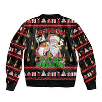 Santa Claus Christmas Bomber Jacket Xmas Holiday Patterns - Wonder Print Shop
