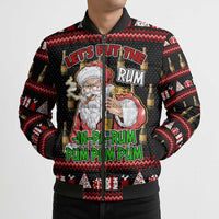 Santa Claus Christmas Bomber Puffer Jacket Xmas Holiday Patterns - Wonder Print Shop