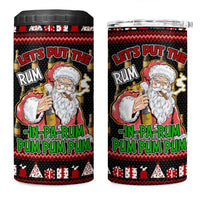Santa Claus Christmas 4 in 1 Can Cooler Tumbler Xmas Holiday Patterns - Wonder Print Shop
