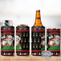 Santa Claus Christmas 4 in 1 Can Cooler Tumbler Xmas Holiday Patterns - Wonder Print Shop