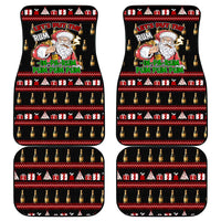 Santa Claus Christmas Car Mats Xmas Holiday Patterns - Wonder Print Shop