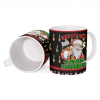Santa Claus Christmas Ceramic Mug Xmas Holiday Patterns - Wonder Print Shop