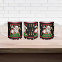 Santa Claus Christmas Ceramic Mug Xmas Holiday Patterns - Wonder Print Shop