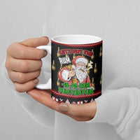 Santa Claus Christmas Ceramic Mug Xmas Holiday Patterns - Wonder Print Shop