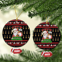 Santa Claus Christmas Ceramic Ornament Xmas Holiday Patterns - Wonder Print Shop