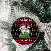 Santa Claus Christmas Ceramic Ornament Xmas Holiday Patterns - Wonder Print Shop