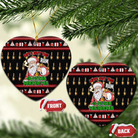 Santa Claus Christmas Ceramic Ornament Xmas Holiday Patterns - Wonder Print Shop