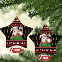 Santa Claus Christmas Ceramic Ornament Xmas Holiday Patterns - Wonder Print Shop