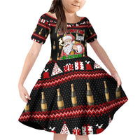 Santa Claus Christmas Family Matching Off Shoulder Short Dress and Hawaiian Shirt Xmas Holiday Patterns - Wonder Print Shop