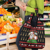 Santa Claus Christmas Grocery Bag Xmas Holiday Patterns - Wonder Print Shop
