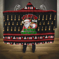 Santa Claus Christmas Hooded Blanket Xmas Holiday Patterns - Wonder Print Shop