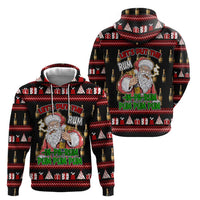 Santa Claus Christmas Hoodie Xmas Holiday Patterns - Wonder Print Shop