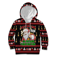 Santa Claus Christmas Kid Hoodie Xmas Holiday Patterns - Wonder Print Shop