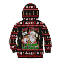 Santa Claus Christmas Kid Hoodie Xmas Holiday Patterns - Wonder Print Shop