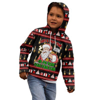 Santa Claus Christmas Kid Hoodie Xmas Holiday Patterns - Wonder Print Shop