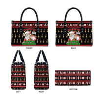 Santa Claus Christmas Leather Bag Xmas Holiday Patterns - Wonder Print Shop