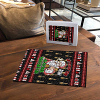 Santa Claus Christmas Puzzle Xmas Holiday Patterns - Wonder Print Shop