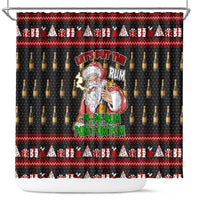 Santa Claus Christmas Shower Curtain Xmas Holiday Patterns - Wonder Print Shop