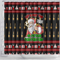 Santa Claus Christmas Shower Curtain Xmas Holiday Patterns - Wonder Print Shop