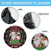 Santa Claus Christmas Spare Tire Cover Xmas Holiday Patterns - Wonder Print Shop