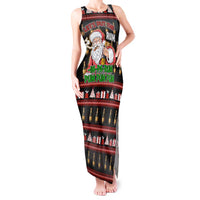 Santa Claus Christmas Tank Maxi Dress Xmas Holiday Patterns - Wonder Print Shop