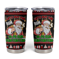 Santa Claus Christmas Tumbler Cup Xmas Holiday Patterns - Wonder Print Shop