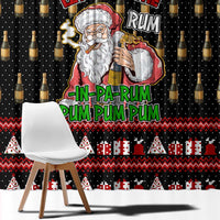 Santa Claus Christmas Window Curtain Xmas Holiday Patterns - Wonder Print Shop