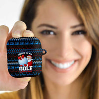 Santa Clause Golf Wonderland Christmas AirPods Case Xmas Holiday Patterns - Wonder Print Shop