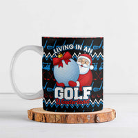 Santa Clause Golf Wonderland Christmas Ceramic Mug Xmas Holiday Patterns - Wonder Print Shop