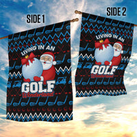 Santa Clause Golf Wonderland Christmas Garden Flag Xmas Holiday Patterns - Wonder Print Shop