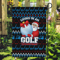 Santa Clause Golf Wonderland Christmas Garden Flag Xmas Holiday Patterns - Wonder Print Shop